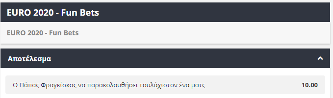 Euro 2020 στοιχηματα